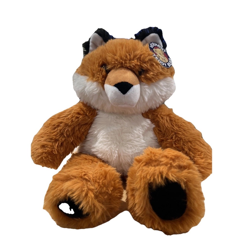 Vermont Teddy Bear Plush‎ Oh So Soft Fox NWT